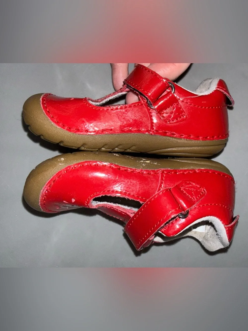Stride Rite bright red